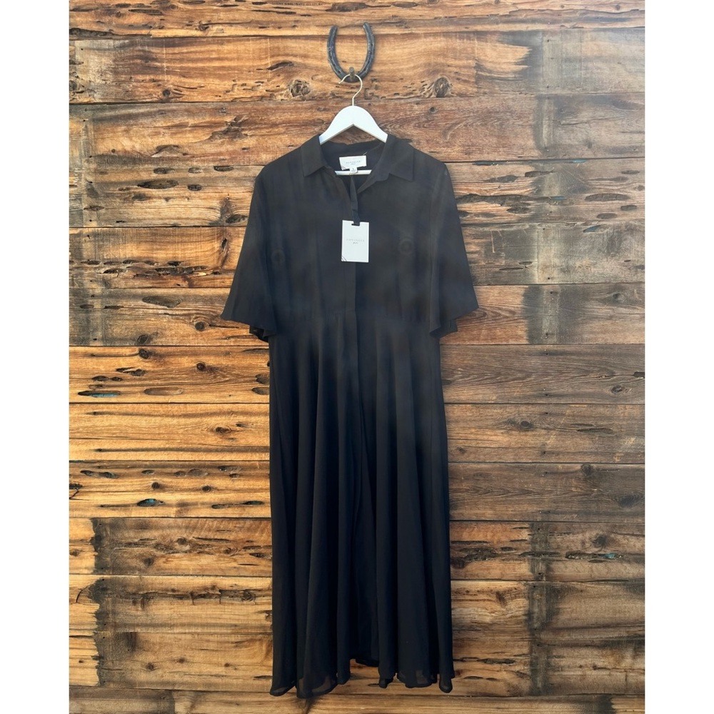 POMANDER PLACE | by Tuckernuck Black Maeve Maxi Dress Women's NWT Chiffon L